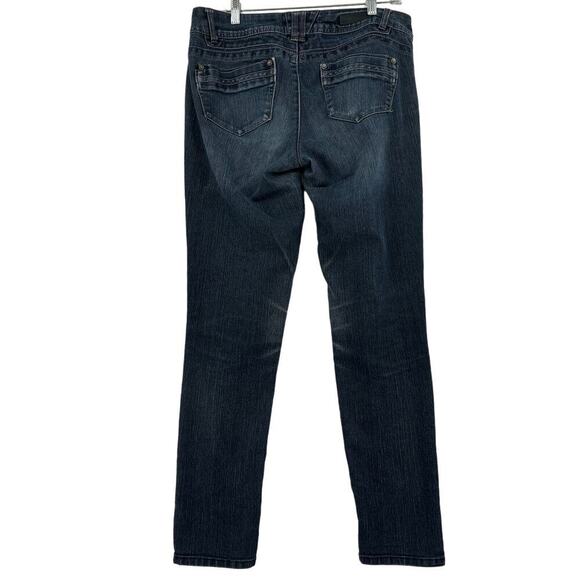 Democracy Justice Jegging Jeans Size 10 Stretch Denim 5 Pocket Medium Wash Blue - Picture 5 of 12